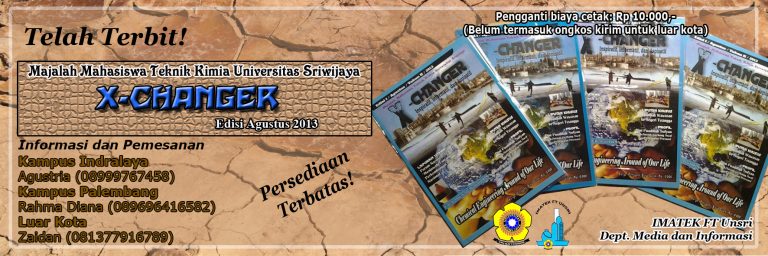 Informasi dan Pemesanan Majalah Mahasiswa X-Changer