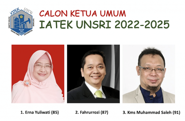 Penetapan Calon Ketua Umum IATEK UNSRI 2022-2025